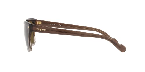 Image of Vogue Eyewear Man Sunglasses Havana Honey Frame, Dark Green Lenses, 54MM