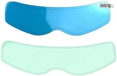 Photochromic Anti-Fog Helmet Film, Universal Helmet Shield Anti Fog Film - Rain-Proof and Anti-Fog Clear Visor Helmet Lens Sticker Shield Film Transparent Patch (Rainproof + Anti-fog)