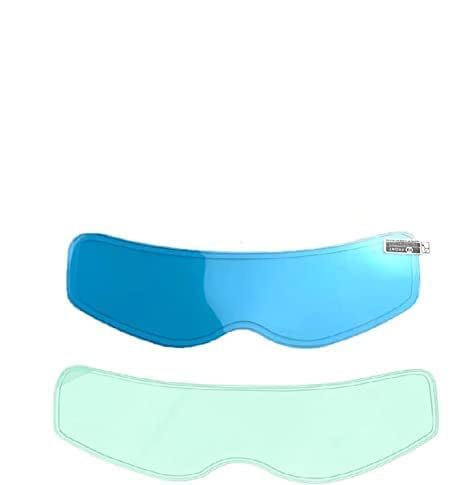 Photochromic Anti-Fog Helmet Film, Universal Helmet Shield Anti Fog Film - Rain-Proof and Anti-Fog Clear Visor Helmet Lens Sticker Shield Film Transparent Patch (Rainproof + Anti-fog)