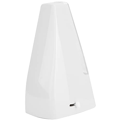 Tempi Metronome for Musicians, High Definition Backlit Display Universal Classic Metronome High Precision Mechanical Metronome for Laboratories for Warehouses (White)
