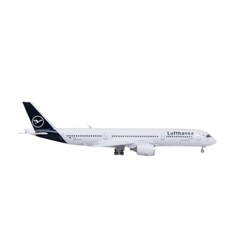 Avión de resina fundida Lufthansa Airbus A350 1:160 con acabado premium y decoración ligera