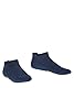 FALKE Unisex Kinder Sneakersocken Cool Kick Sneaker K Sn weich atmungsaktiv schnelltrocknend kurz einfarbig 1 Paar, Blau Marine 6120, 31-34