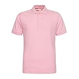 Herren Poloshirt Herren Sommer Casual Baumwolle Solide Atmungsaktiv Golf Tennis Tops Herren Poloshirt, rose, L