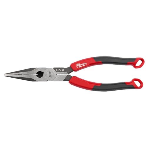 Milwaukee Electric - 8 Long Nose Comfort Grip Pliers USA