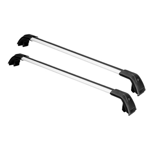Barres transversales de toit verrouillables argent et noir pour Benz GLA X156