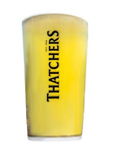 THATCHERS Cider pint glass NEW Official THATCHERS Cider branded glass.
