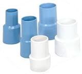 En PVC flexible de color azul. Para manguera Ø 38 mm (01372)