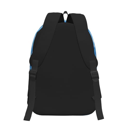 17 inch Laptop Backpack Blue Ice Cube Background Large Travel Daypack Laptop Bag Travel Hiking Rucksack3