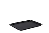 Farbe: Schwarz Rosti Mepal Rechteckiges Tablett, Schwarz, Kunststoff, 42,5 cm x 33 cm Noir