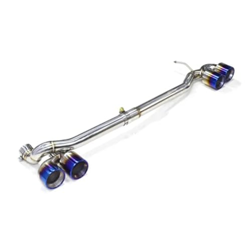 Embout d'échappement carbone bleu premium pour BMW F10 F18 style sport