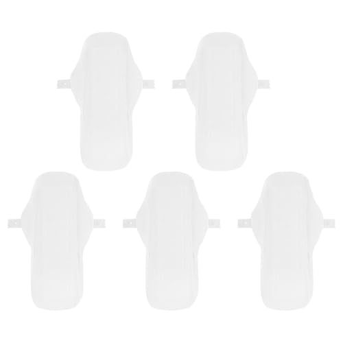 Healvian 5piezas Compresas Menstruales De Algodón Lavables y Reutilizables Unidades Suaves Para Protección Diaria Compresas Para Flujo Menstrual