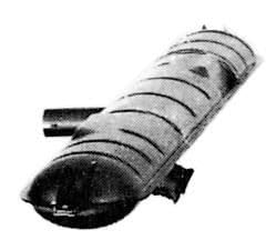 VEGAZ CS-8IMA Silenciador delantero delante Silencioso delantero