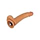EIS, Vibrator, Wiederaufladbarer Naturvibrator, 21 cm, wasserdicht, wiederaufladbar, hautfreundliches Silikon