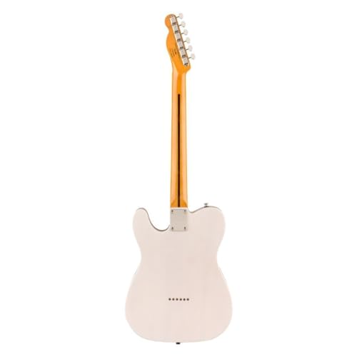 Image of Squier Classic Vibe 50s Telecaster Electric Guitar, with 2-Year Warranty, White Blonde, Maple Fingerboard