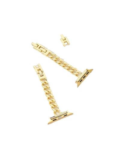 Banda delgada compatible Apple reloj 40mm 41mm de acero inoxidable pulsera metal mujeres iWatch