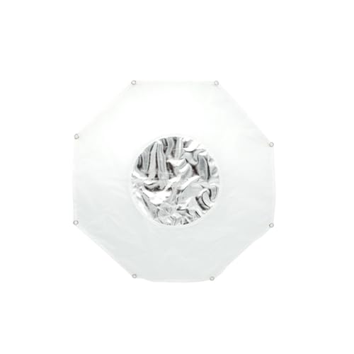 Image of Digitek DBDS-85W 85cm Beauty Dish Softbox (White), Collapsible, Transportable, Lightweight Bowen Mount for Photography & Studio Lighting with Removable Diffuser