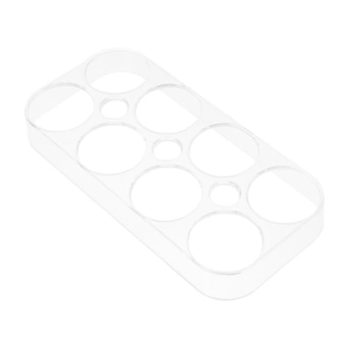NUOBESTY Plateau à Œufs Pour Réfrigérateur 8 Œufs En Plastique Rigide Système Pour Rangement Sur Plan De Travail Ou Frigo