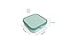 Mepal - Bento Brotdose Groß Campus - Bento Lunchbox für Kinder - Inklusive 2 auslaufsicheren Bento Fächern & Gabel - Bento-Fach ist mikrowellengeeignet - 2x 200 + 1250 ml - Cool mint