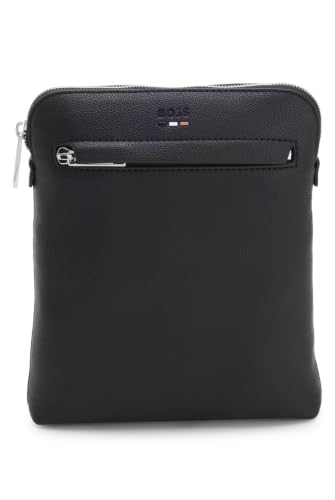 BOSS Ray_S zip env N., Busta_Con_Zip Uomo, Black1, One Size