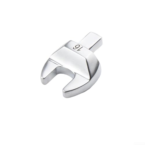 Eawfgtuw Chrome Vanadium Steel Open-End Socket Wrench 10-32mmTorque Spanner with 9x12mm Insertion Slot for Precision Engineering and Versatile Functionality(16mm)