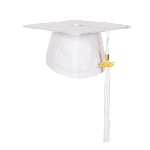 Image of Matte Kindergarten Preschool Graduation Gown and Cap Set with Year Tassel for Kids