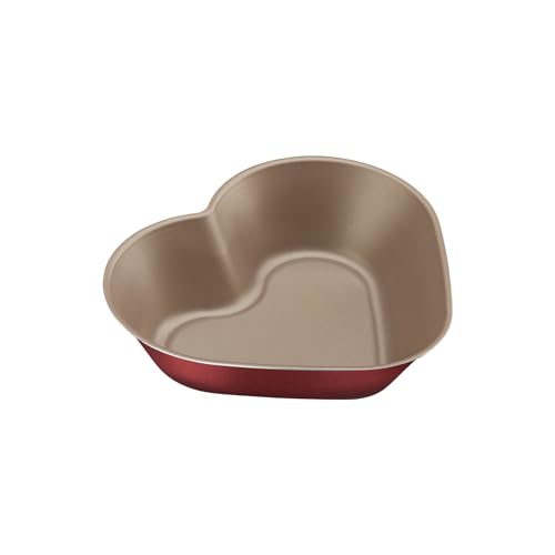 Brasil - Stampo per dolci a forma di cuore 24 cm antiaderente doratura uniforme di