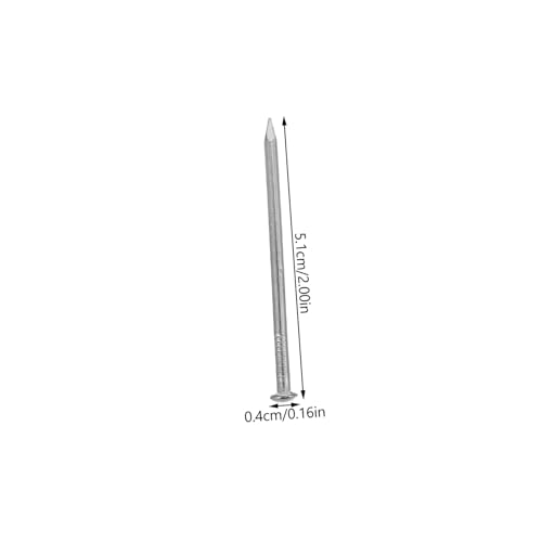 Image of POPETPOP 400pcs Wall Hardware Nails Picture Hooks for Hard Walls Picture Hanging d Rings Hanging Nails Small Nails for Picture Hanging Wall Nails for Hanging Pictures Wood Nails Iron