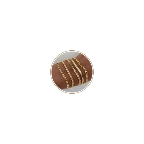 DEARMAY Gold Bracelets (5-Pack)