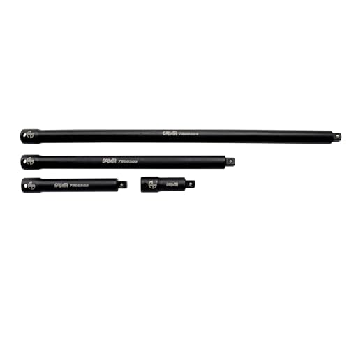 Astro Tools 78005 4pc 3/8' Drive Goliath High Torque-Saver Impact Extension Bar Set 2.5' -15'