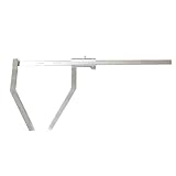 CEGBREU Petroleum Drill Bit Gauge for Energy Industry, 3-Point Type & Ring Type, Perfect Stainless Steel Double- Scale Cylinder OD Measurement Tool on Rig 3-Point-5.1