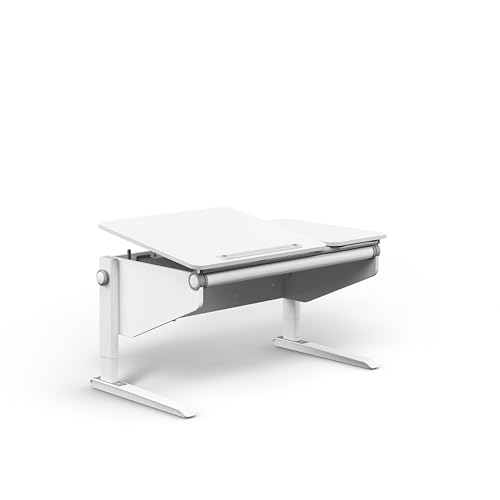 Moll Winner Split Comfort - Escritorio infantil regulable en altura, ergonómico, con tablero de mesa dividido, inclinable, ideal para escolares, fabricado en Alemania
