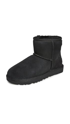 UGG Women's Classic Mini Ii Boot, Black, 08