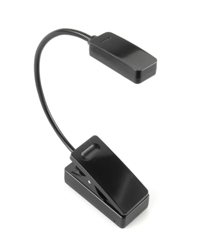 LED Leselampe mit Klammer für Kindle, Schwarz