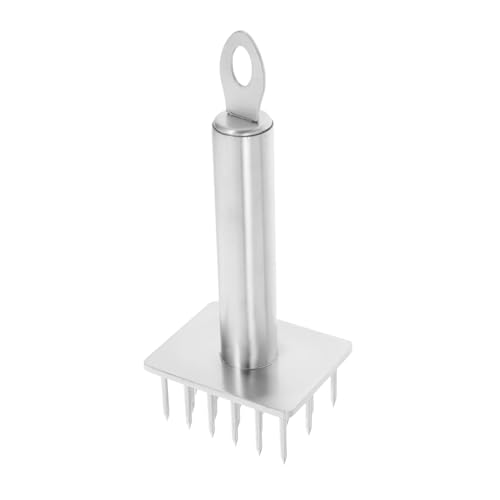 PHENOFICE Martello per Carne in Acciaio Utensile per Ammorbidire La Carne e per Pollo e Manzo Mazzuolo da Cucina