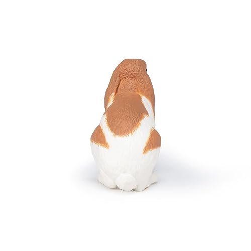 Papo - Figurine Lapin Bélier Réaliste - 3 Ans + - Collection La Vie À La Ferme - Jeu Éducatif Animaux Domestiques - Idée Cadeau Jouet Fille Garçon