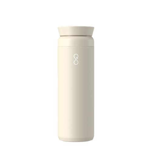 Ocean Bottle Peak Brew Flask 20oz, Insulated Travel Flask (Sand Stone)