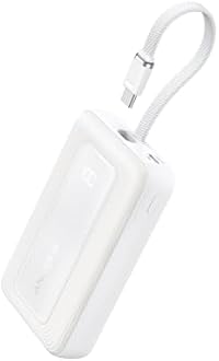 Anker Portable Charger, 10,000mAh 30W Power Bank, USB-C in and Out Fast Charging Battery Pack, Travel Essential Phone Power Bank, for iPhone 17/16/15, iPad, MacBook, Galaxy, Google, and More