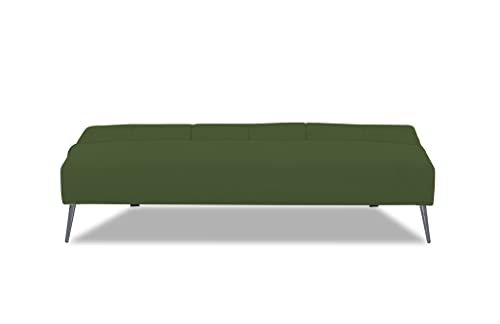 Image of Adorn India Xander 3 Seater Sofa Cum Bed (Green) (3 Year Warranty)
