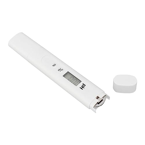aqxreight PH Meter Tester Detector 0.01PH High Accuracy HD LCD Display 1 Button Operation High Sensitivity Probe with Protection Fluid for Water Testing