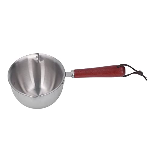 Olla para leche SIXRUN de acero inoxidable 304 con fondo de inducción de 200ml 7
