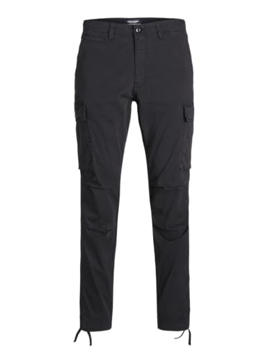 Pantalon cargo noir Jack & Jones pour homme actif cherchant confort et grandes poches