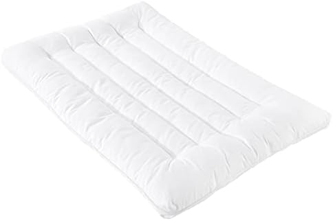 Nikores 2.5" Thin Bed Pillows for Sleeping-Slim Flat Pillow King Size for Stomach and Back Sleepers, Flat Design for Neck Support-Machine Washable(White-18x36)