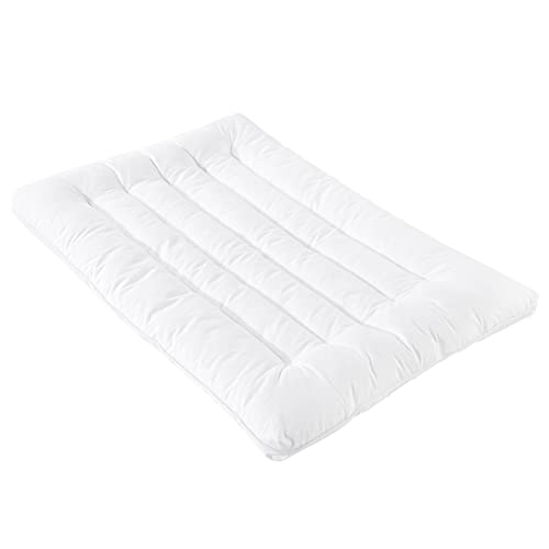 Nikores 2.5" Thin Bed Pillows For Sleeping-Slim Flat Pillow King Size For Stomach And Back Sleepers, Flat Design For Neck Support-Machine Washable(White-18X36) #TOP12