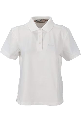 Polo blanco Barbour transpirable y cómodo para evitar el calor con estilo