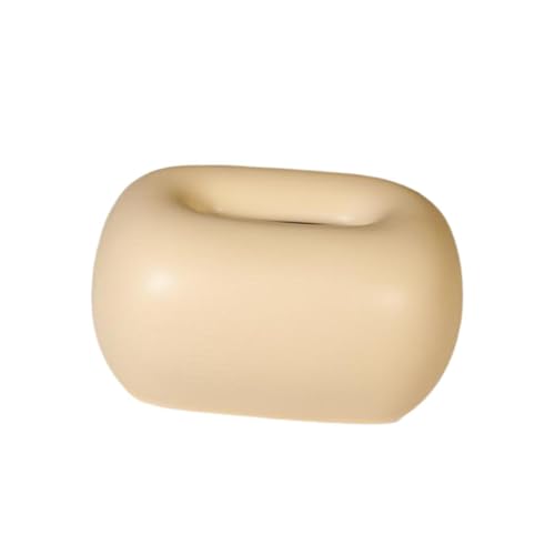 perfk Funda Decorativa para Caja de pañuelos, servilletero, Caja para Toallas de Papel, Estuche para pañuelos de Cocina, tocador, Coche, Sala de, Amarillo