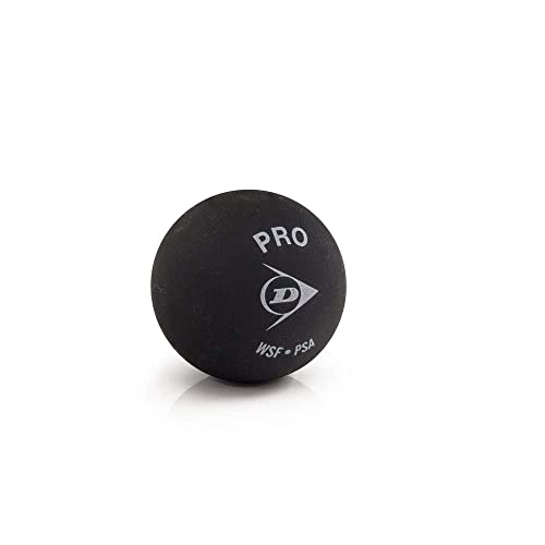 Dunlop 700108A Plastic Squash Ball, Size Standard (Black)