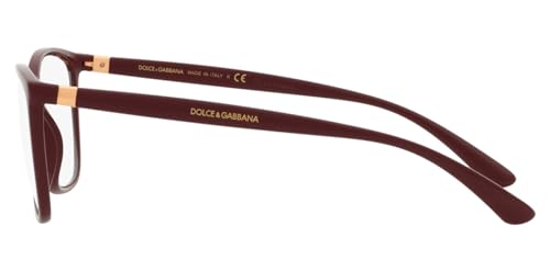 Image of Dolce & Gabbana DG5026-3247 Eyeglass Frame BORDEAUX w /CLEAR BLUE LIGHT FILTER 54mm