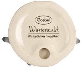 Goebel Figur Winterliches Vogelbad - Winterwald Weihnachten