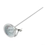 Opatiny Lebensmittelthermometer aus Edelstahl mit 20 cm Sonde für Öl, Fleisch und Süßigkeiten...
