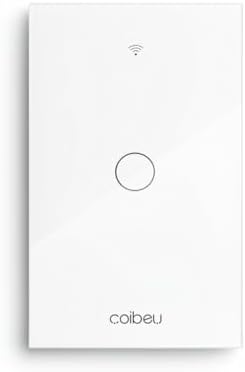 Interruptor Inteligente WiFi Touch 1 Botão Sem Neutro, Smart Swit...